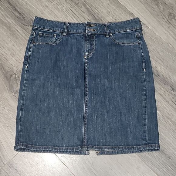 Old Navy Midi Denim Skirt - Picture 1 of 6